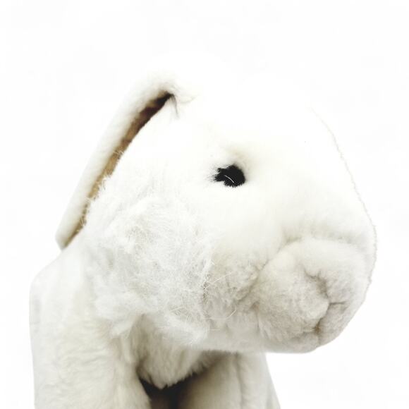 GUND Bunny Rabbit Floppy Eared White w/ Tan Ears #43939 - Picture 4 of 9